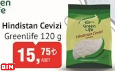 GREENLİFE  HİNDİSTAN CEVİZİ